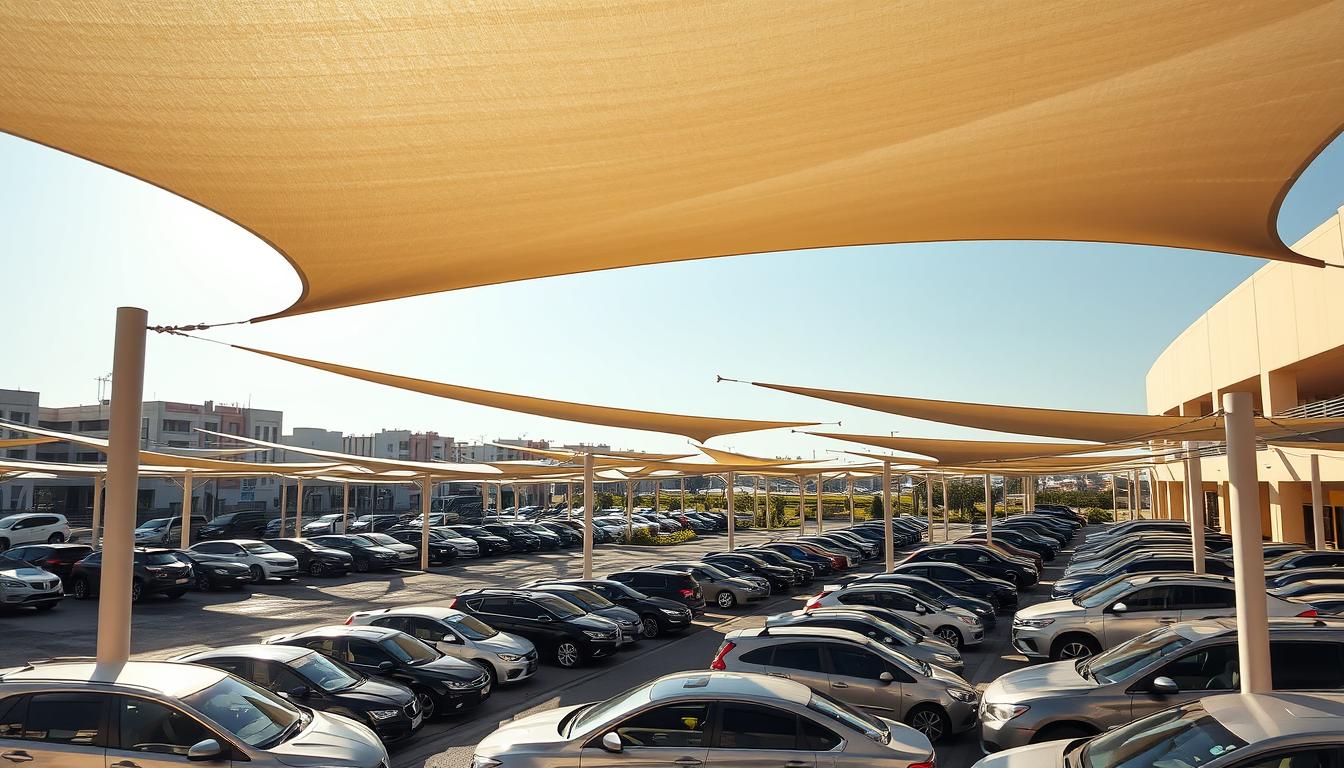 مظلات مواقف سيارات الدمام 2026 – حماية المركبات من الشمس والأمطار