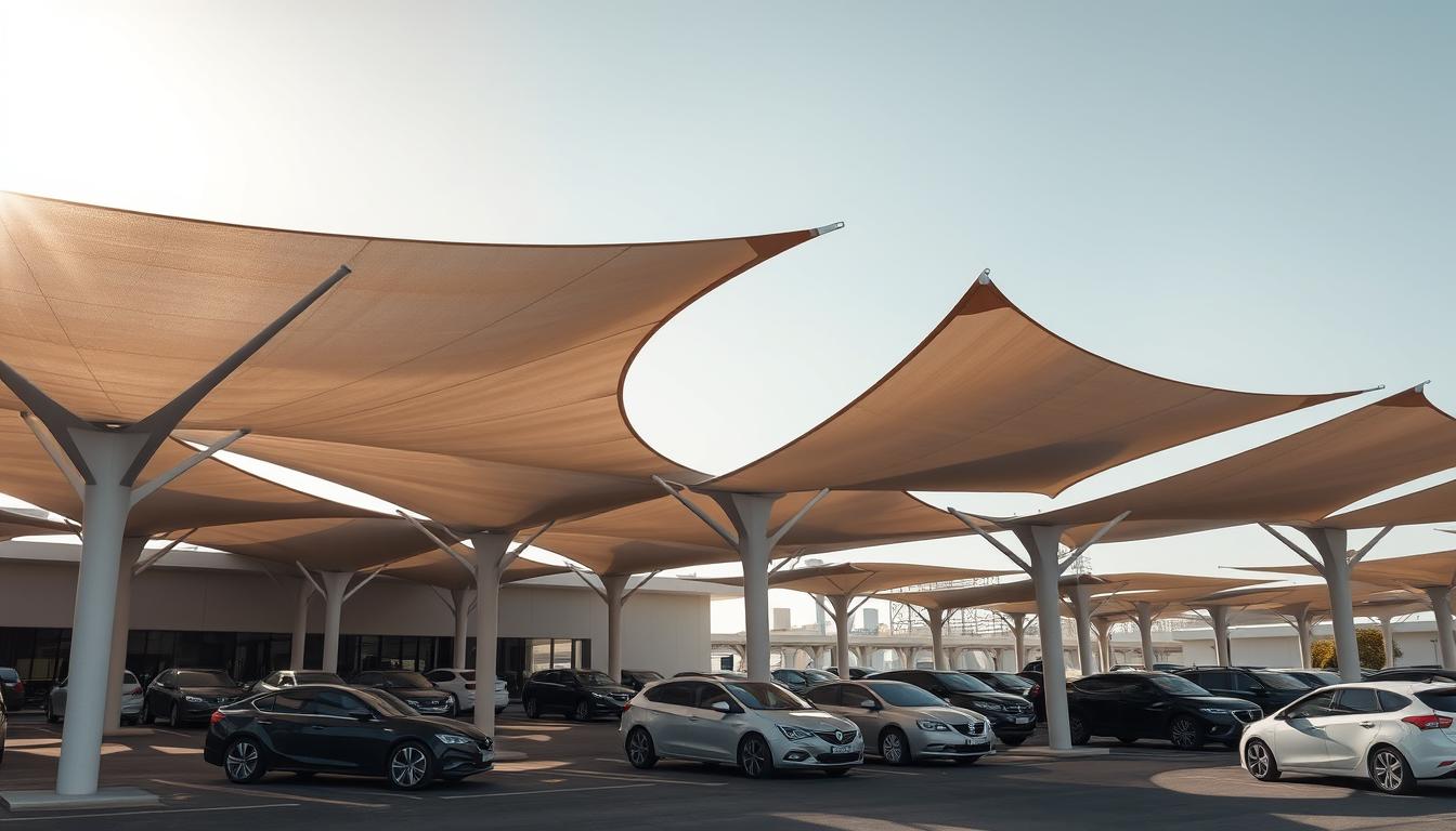 مظلات سيارات الجبيل 2026 – عملية ومصممة لمقاومة الحرارة
