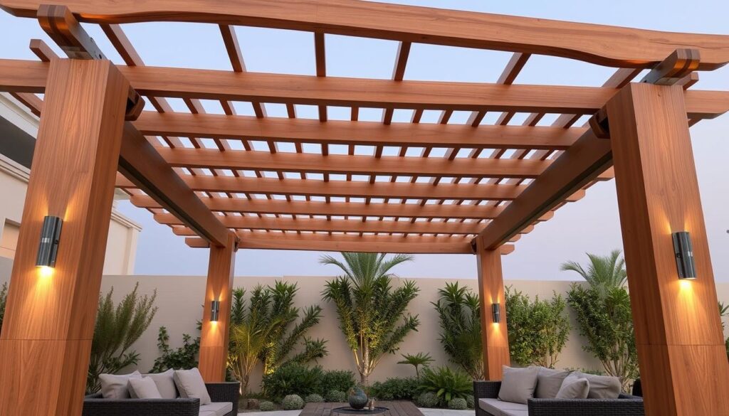 برجولات خشبية