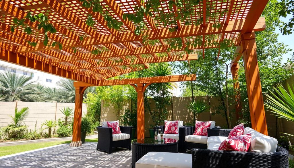 برجولات خشبية