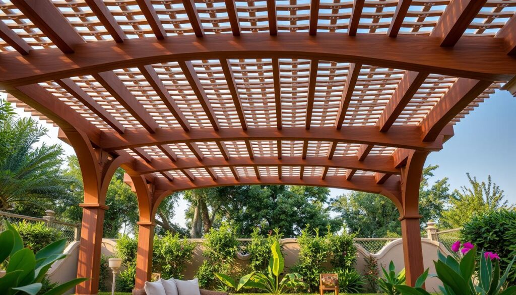 برجولات خشبية