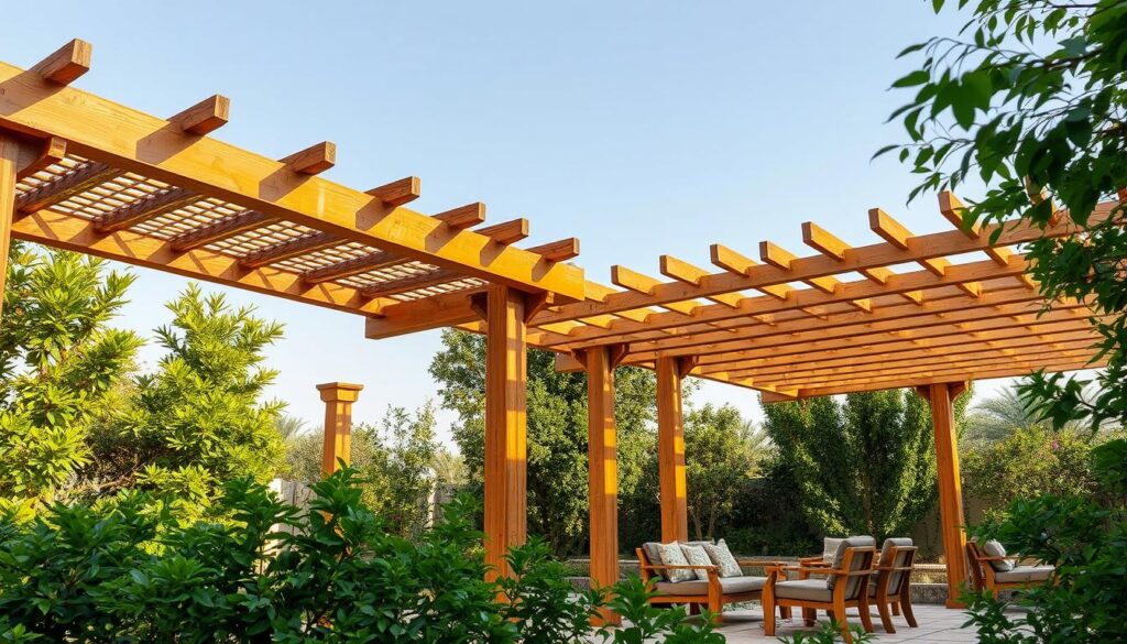 برجولات خشبية بالدمام