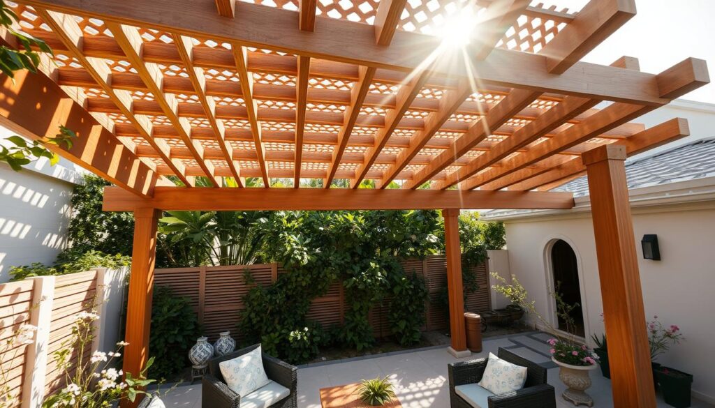 تصميم وتنفيذ برجولات حسب الطلب