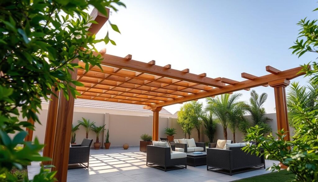 تصميم وتنفيذ برجولات حسب الطلب