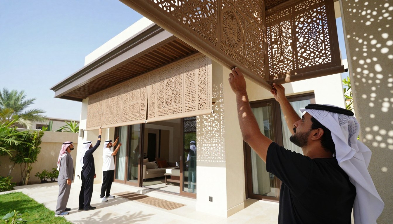 سواتر قص ليزر في الخبر تنفيذ سواتر خصوصية