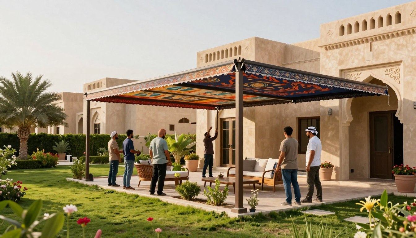 مظلات جلسات القطيف: خدماتنا المتميزة