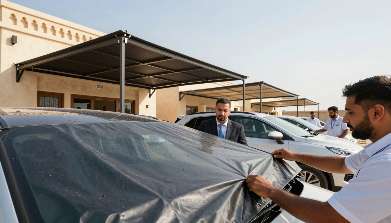 مظلات سيارات القطيف