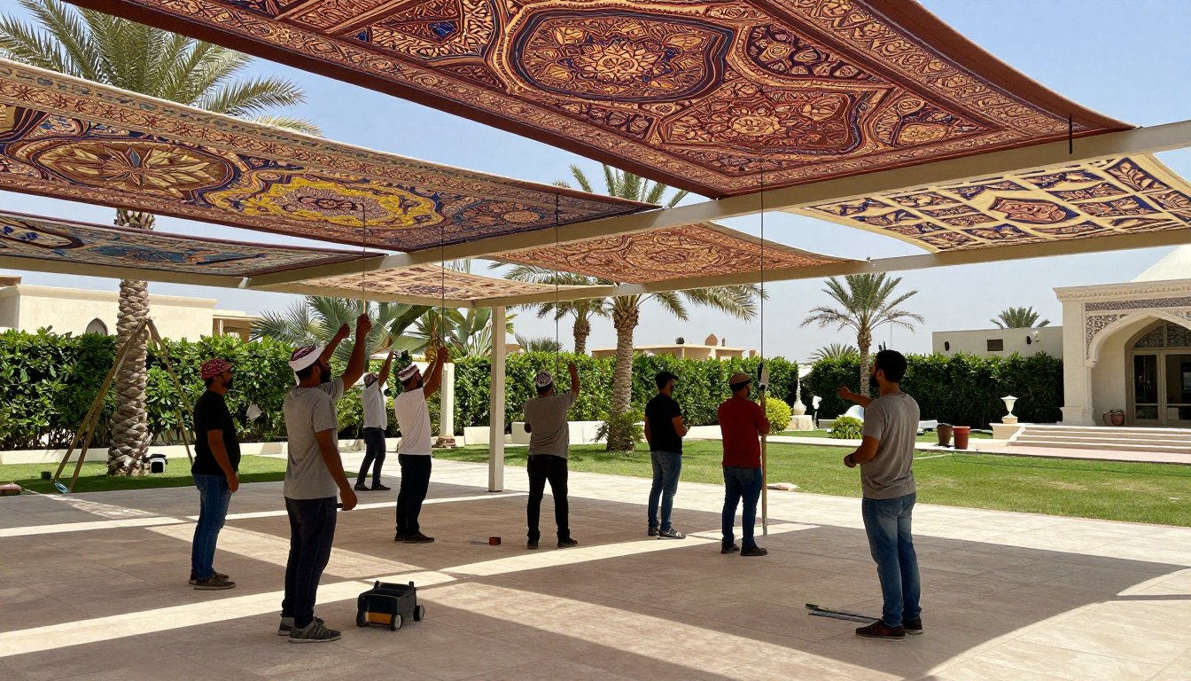 مظلات شد إنشائي الدمام