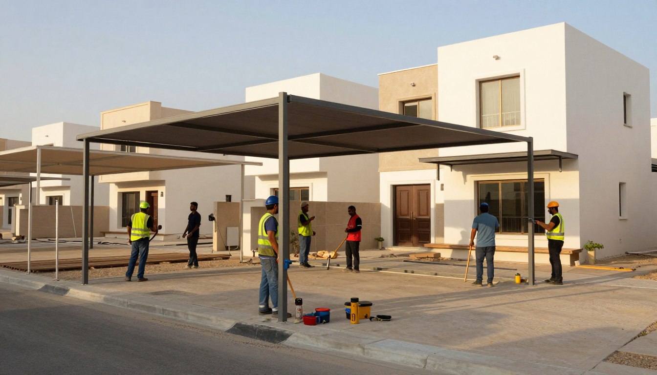 سواتر في حي الندى والنهضة