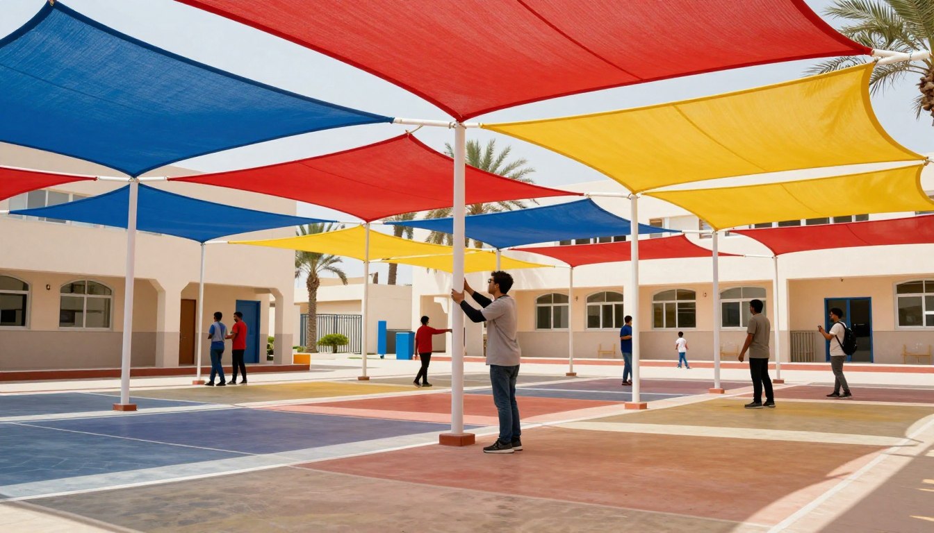 مظلات مدارس في الخبر