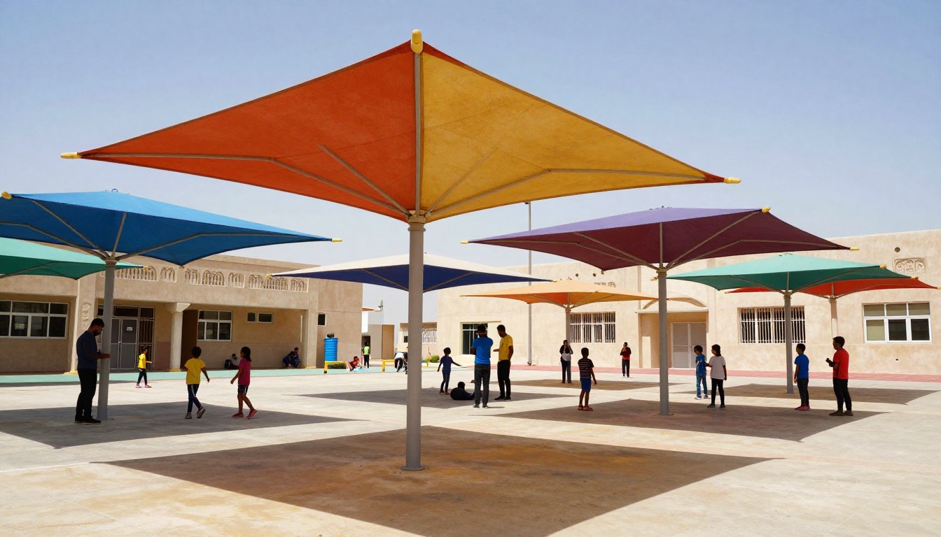 مظلات مدارس في الدمام: ركيزة أساسية للحماية من الشمس