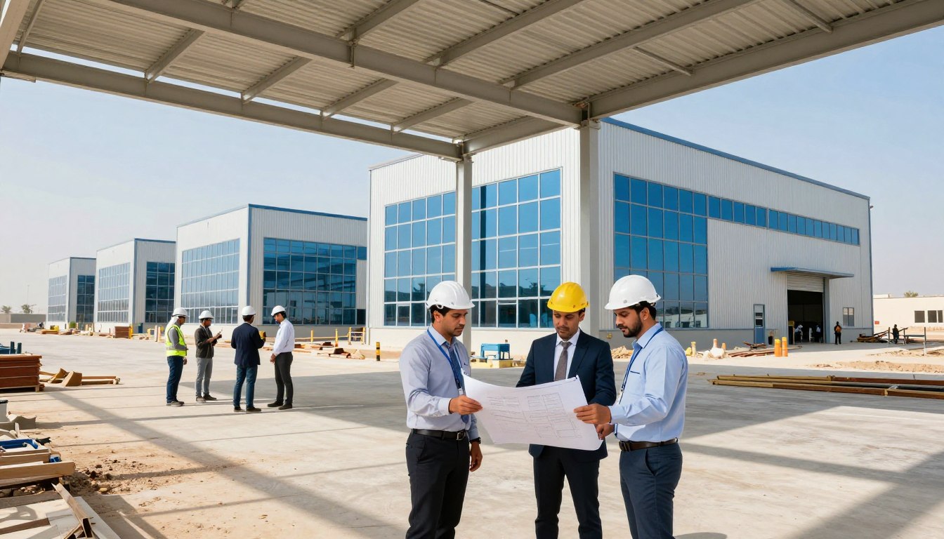 تنفيذ هناجر في الخبر: إنشاء هناجر ومستودعات